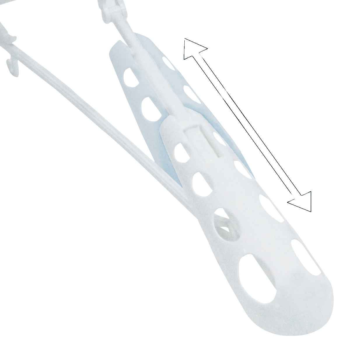 ハンガー スライドキャッチ パット付 8本組 （ 衣類ハンガー セット 8