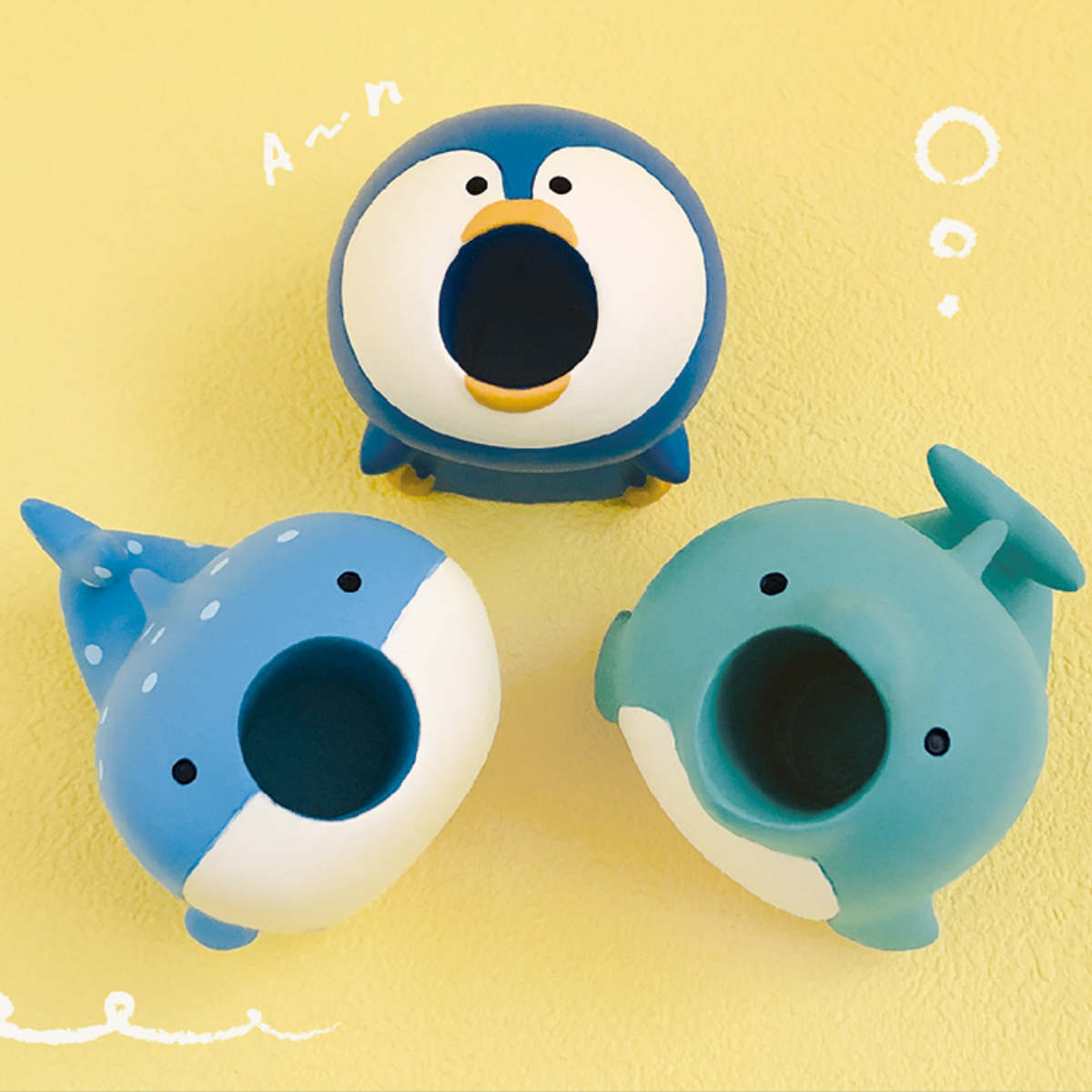 ペンスタンド はらぺこアニマル 水族館 （ ペン立て ペンホルダー 1本 
