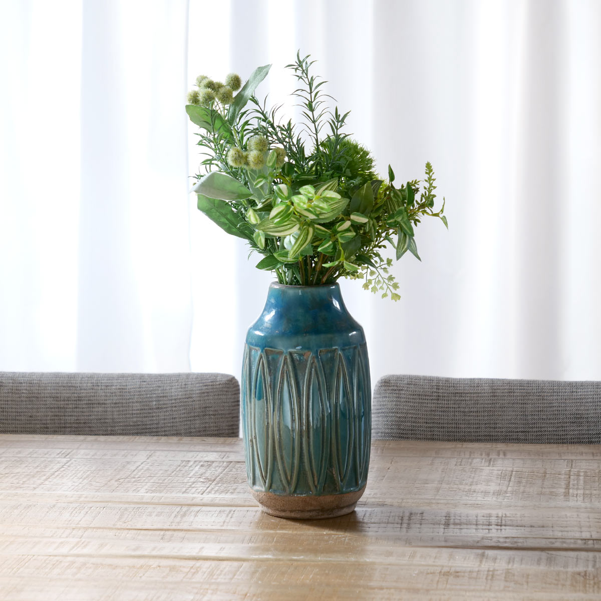 花瓶 セラミックベース 直径11×高さ23cm （ フラワーベース 花びん