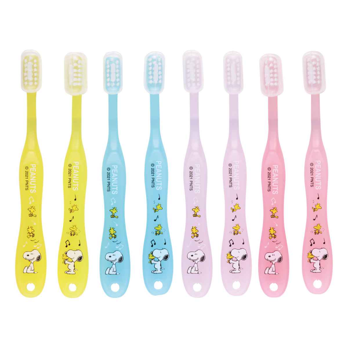 スケーター 歯ブラシ 子供 園児用 3-5才 8本セット SNOOPY キャップ
