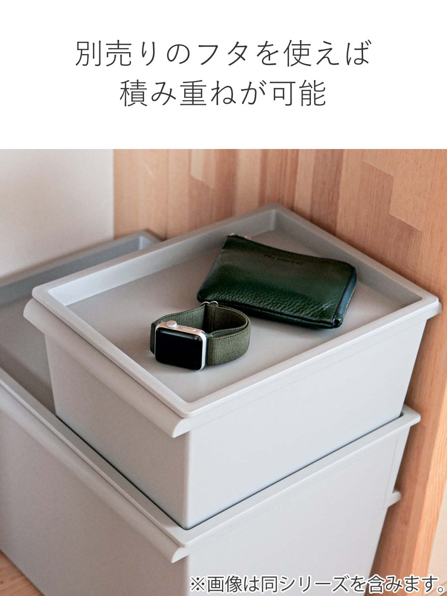 吉川国工業所 収納ボックス JTR コンテナースリム 浅型 （ 幅19×奥行