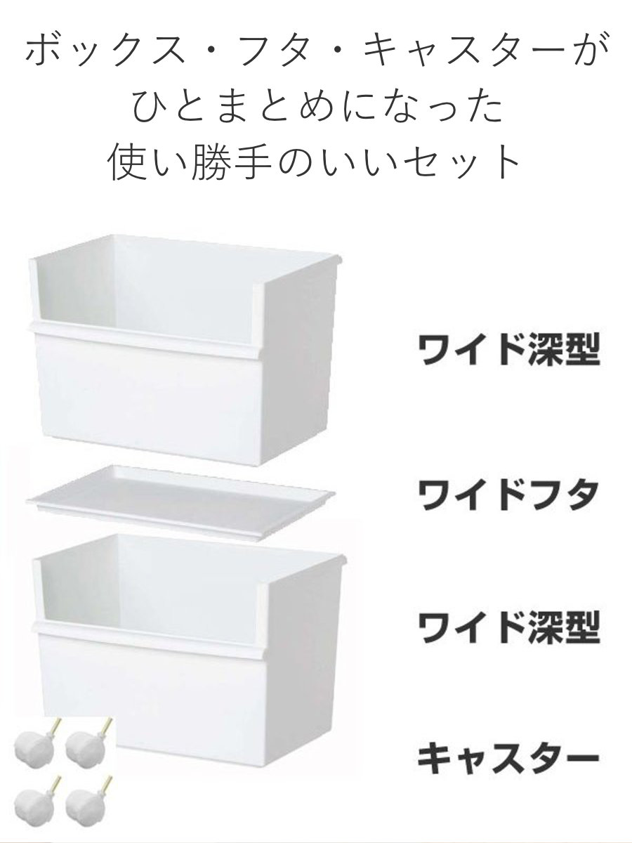 JTRコンテナーワイド深深セット ( 収納ケー...の詳細画像3