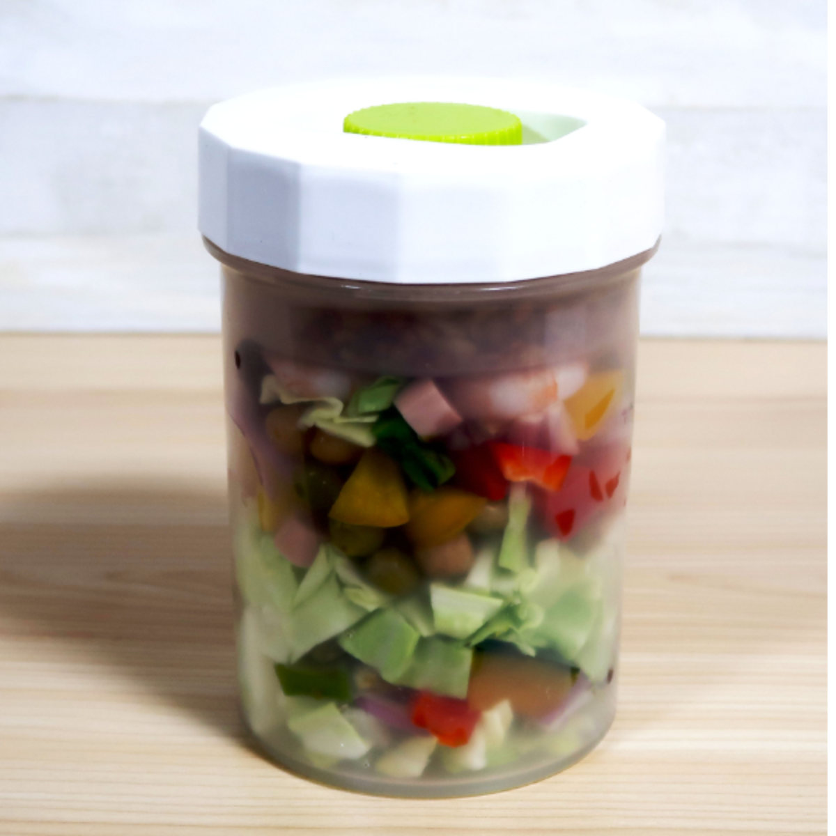 弁当箱 1段 サラダポット ドレッシングケース付き （ お弁当箱 ランチ