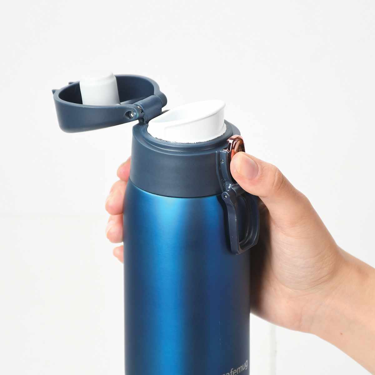 パール金属 水筒 500ml カフェマグ 軽量ワンタッチマグ 保温 保冷