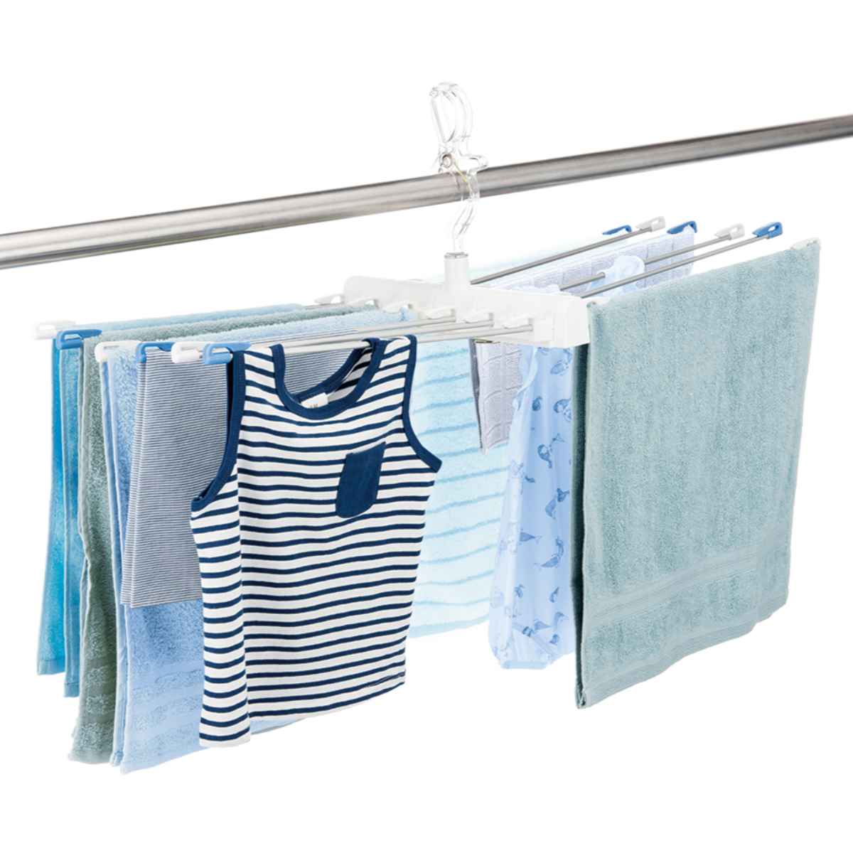 洗濯ハンガー PORISH 華麗なハンガー （ 洗濯 ハンガー タオルハンガー タオル 収納 折りたたみ 物干しハンガー ）