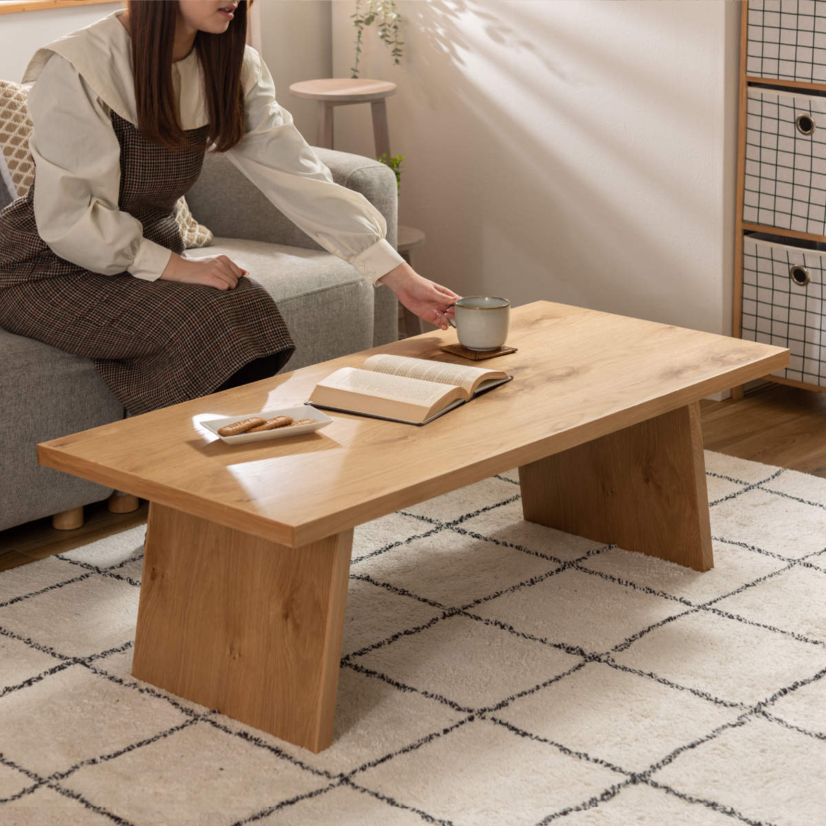 東谷 センターテーブル 幅120cm 木製 天然木 国産 （ テーブル