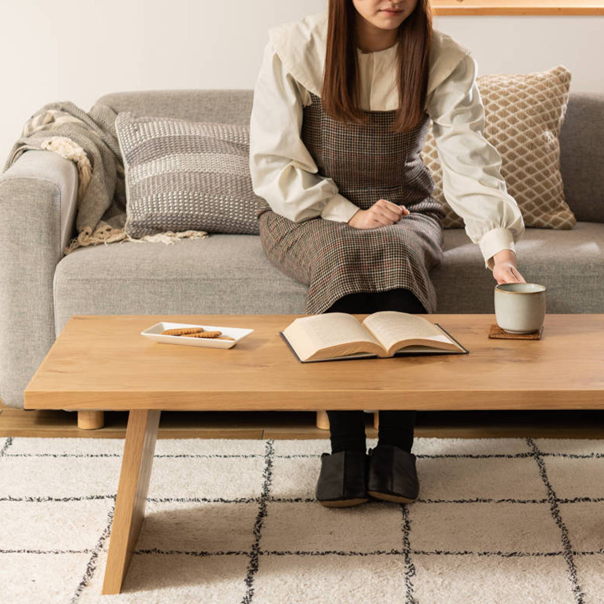 東谷 センターテーブル 幅120cm 木製 天然木 国産 （ テーブル