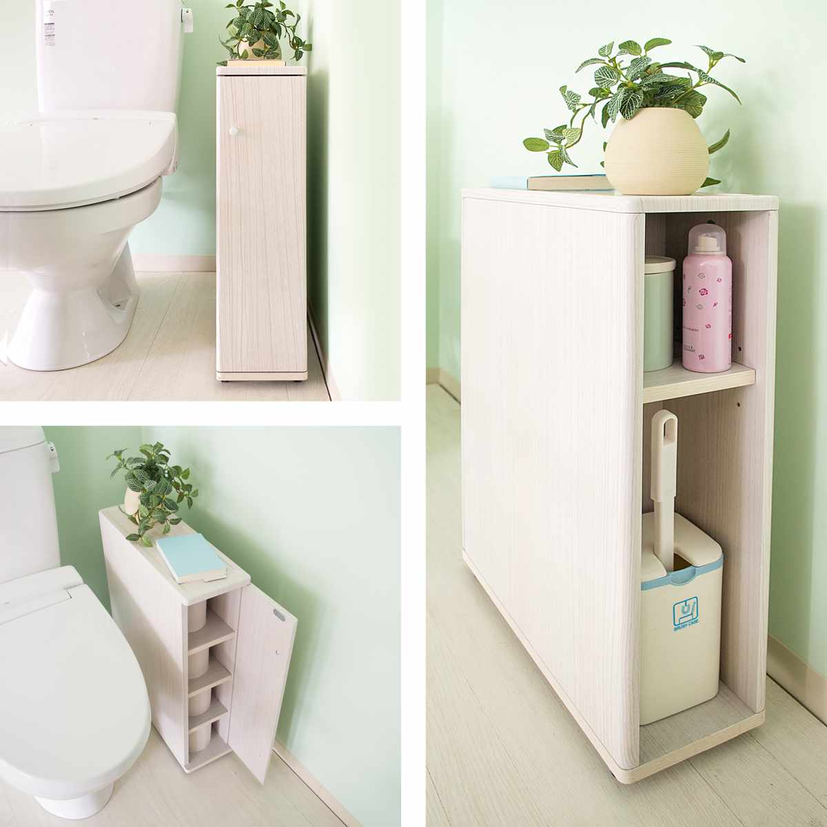 宮武製作所 トイレラック Porte ホワイト （ トイレ 収納 トイレ収納