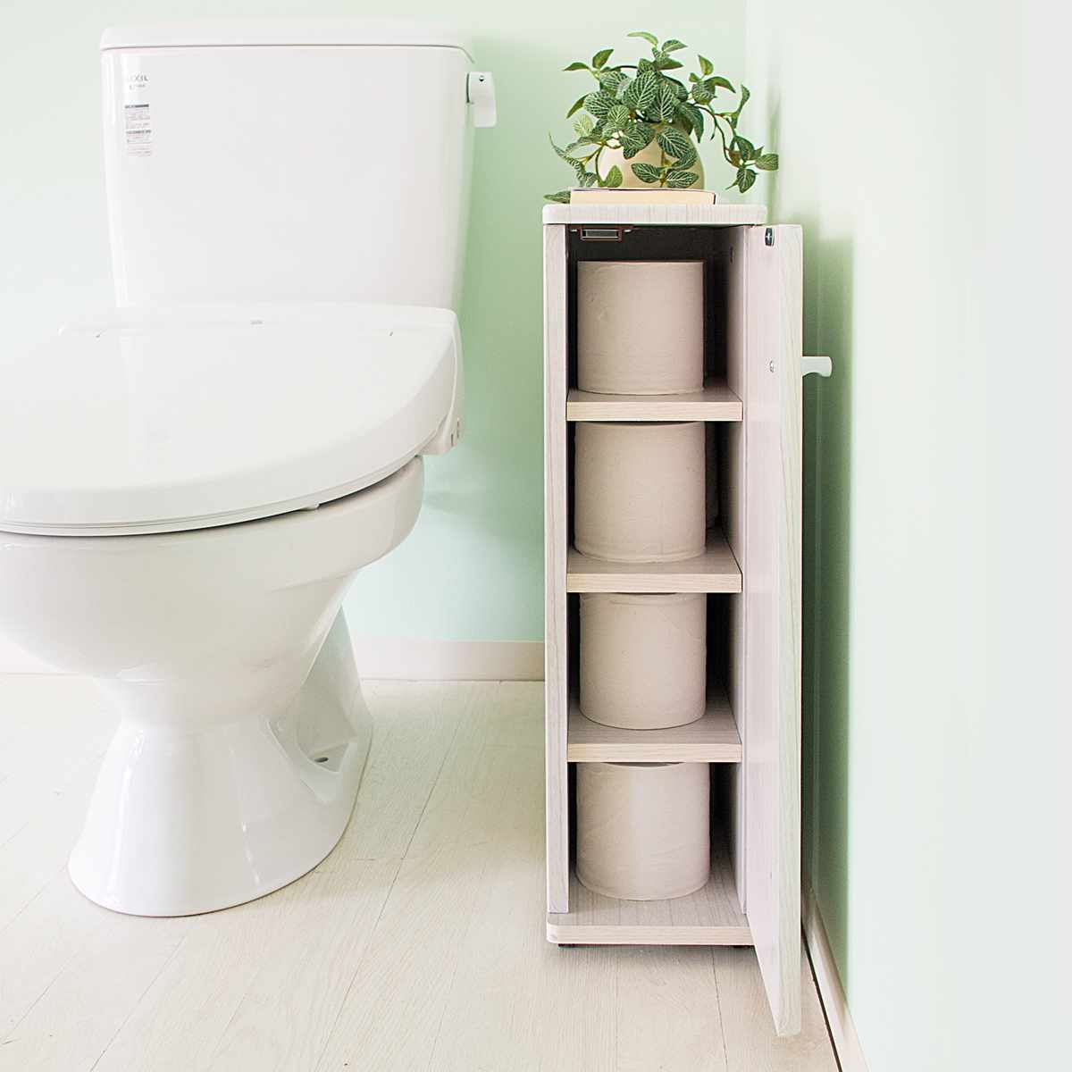 宮武製作所 トイレラック Porte ホワイト （ トイレ 収納 トイレ収納