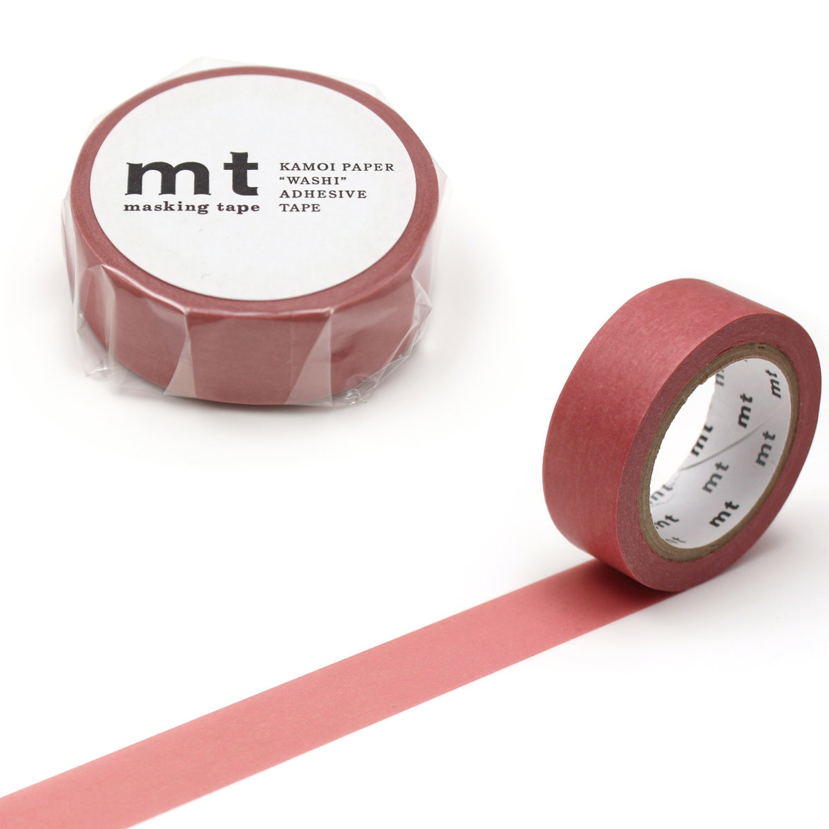 マスキングテープ mt 無地 幅15mm×7m （ マステ カモ井 カモ井加工紙