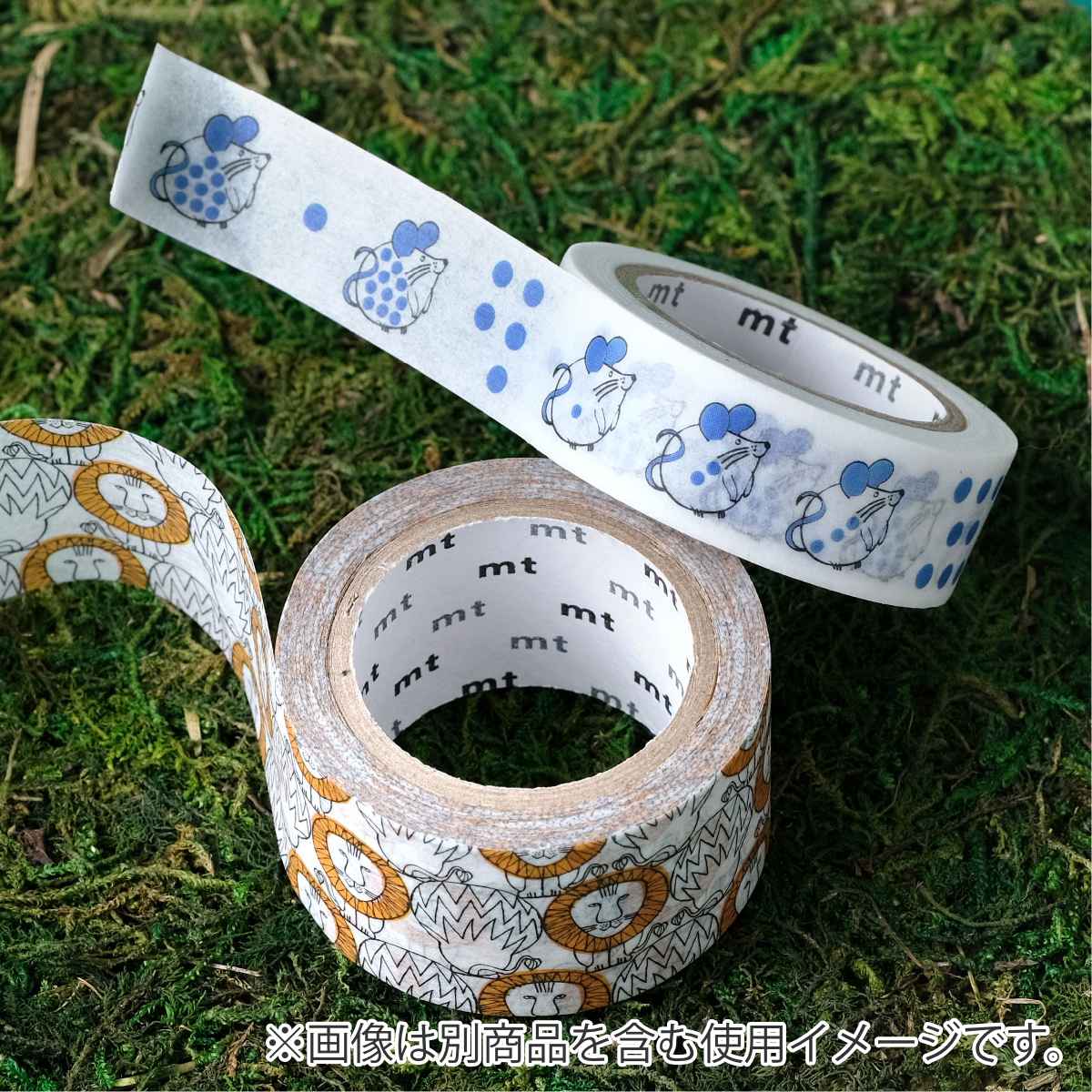 マスキングテープ mt ライオン リサ・ラーソン 幅25mm×7m （ マステ