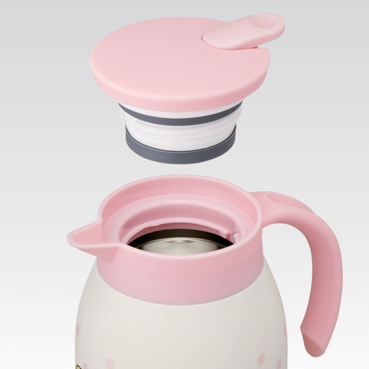 卓上ポット 600ml すみっコぐらし ステンレス （ 魔法瓶 保温ポット