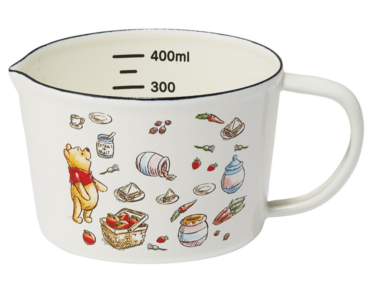Disney 計量カップ 450ml ホーロー製 くまのプーさん