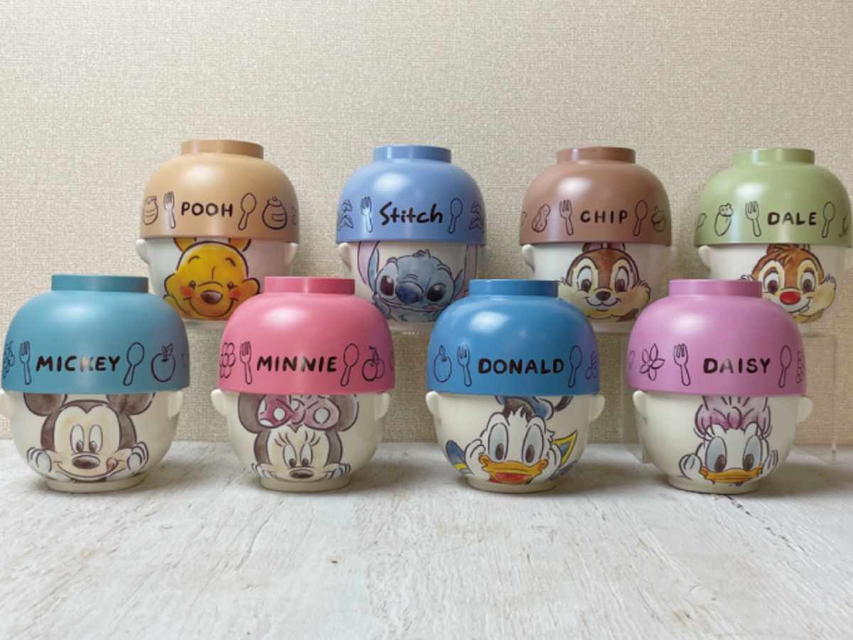 Disney（ディズニー） 汁椀 茶碗 セット ドナルドダック 水彩タッチ