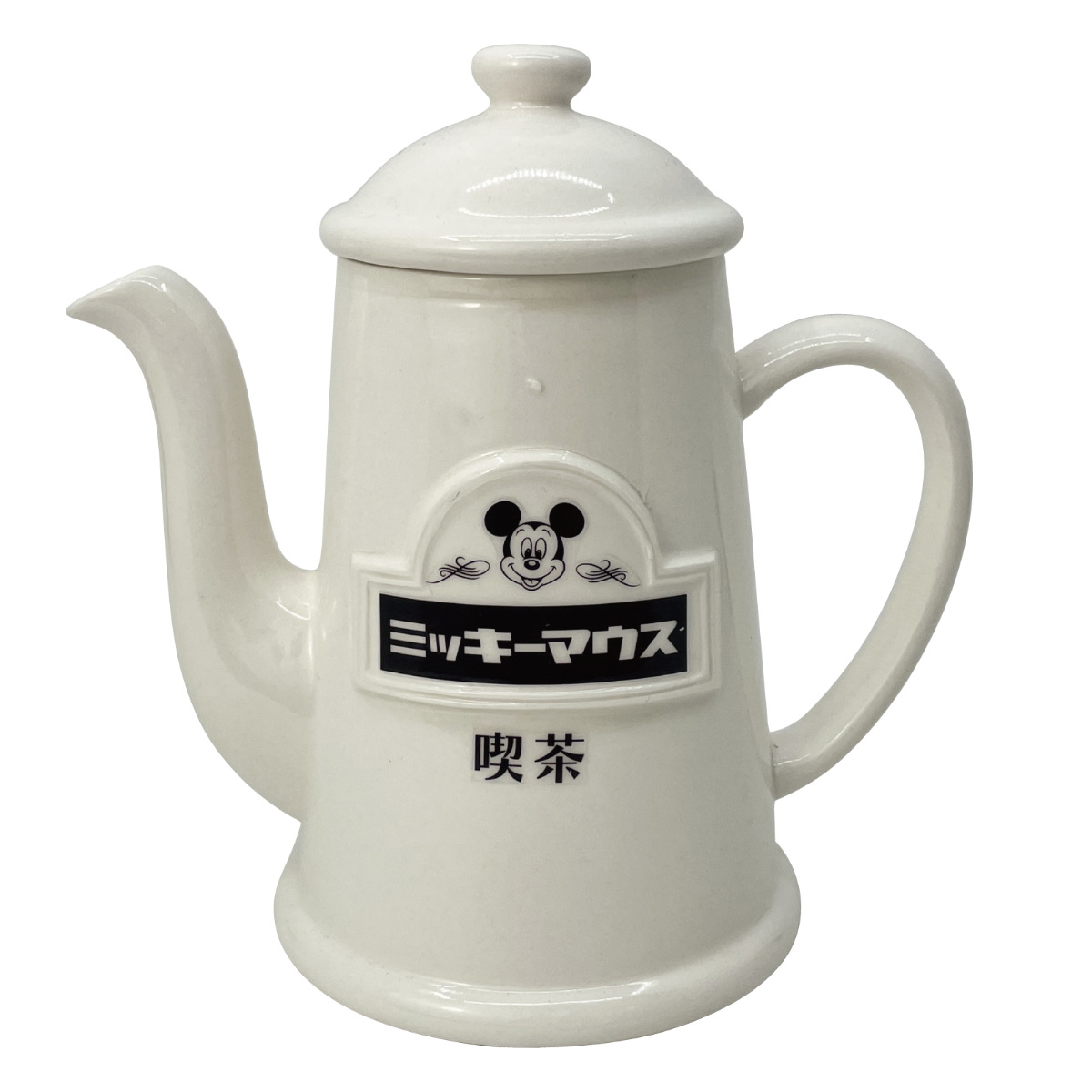 Disney（ディズニー） ティーポット 670ml ミッキーマウス 喫茶 磁器