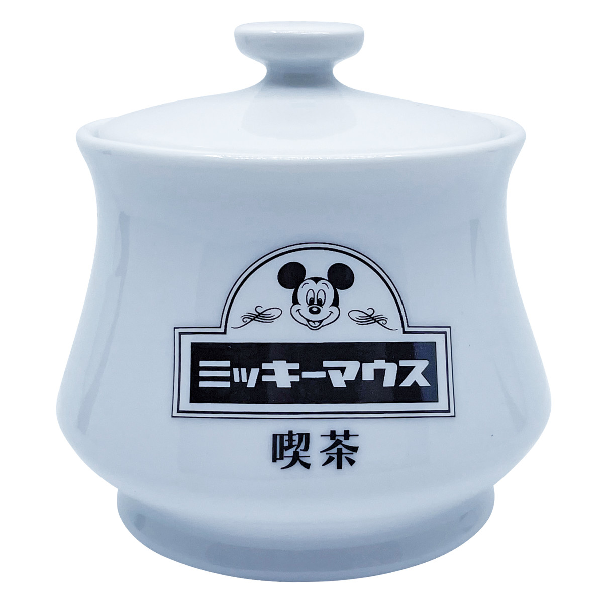 Disney（ディズニー） シュガーポット 340ml ミッキーマウス 喫茶 磁器