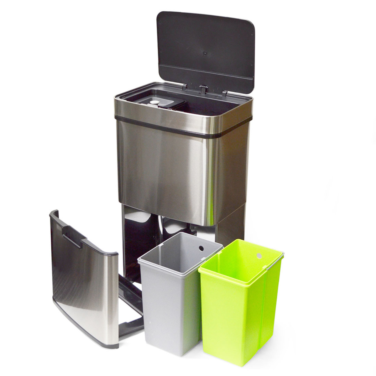 センサー付きダストボックス(ゴミ箱) 容量62L アントレックス センサーダストボックス 62L 4つ分別 ゴミ箱