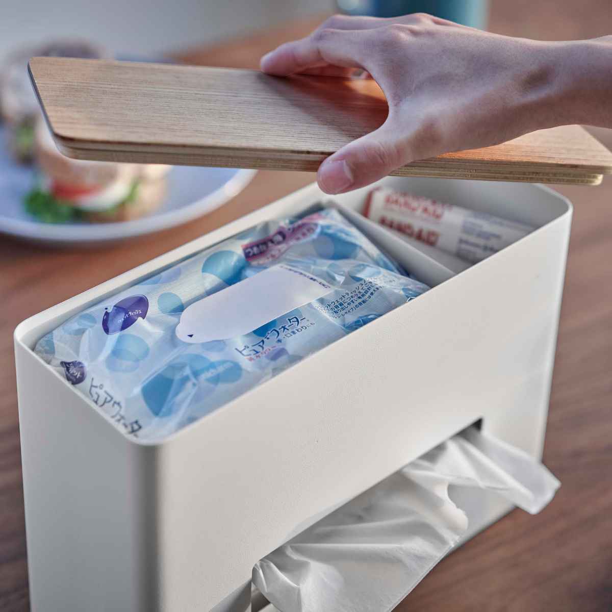 RIN（山崎実業） 山崎実業 RIN ティッシュ＆ウェットシートケース リン