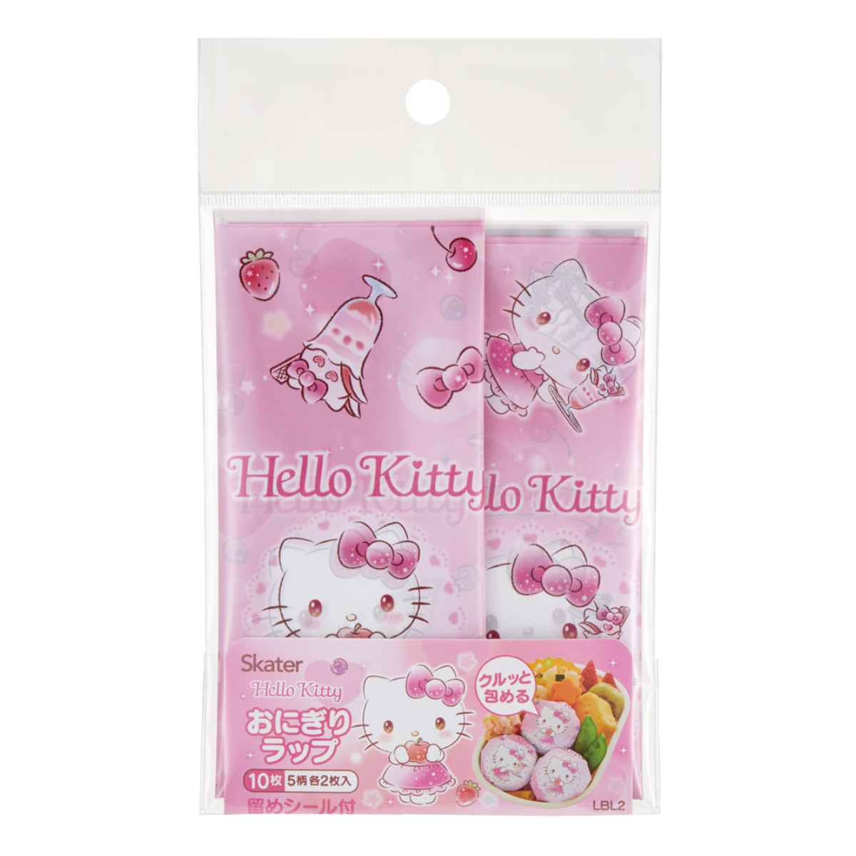 スケーター おにぎりラップ 10枚入 ハローキティ スウィーツ （ キティ