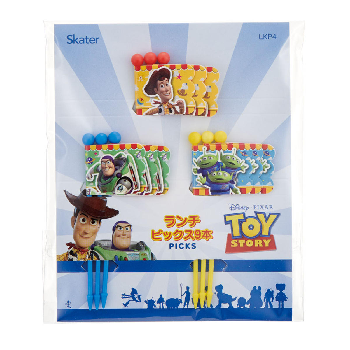 Disney（ディズニー） ピック お弁当 9本入 3柄×各3本 トイ