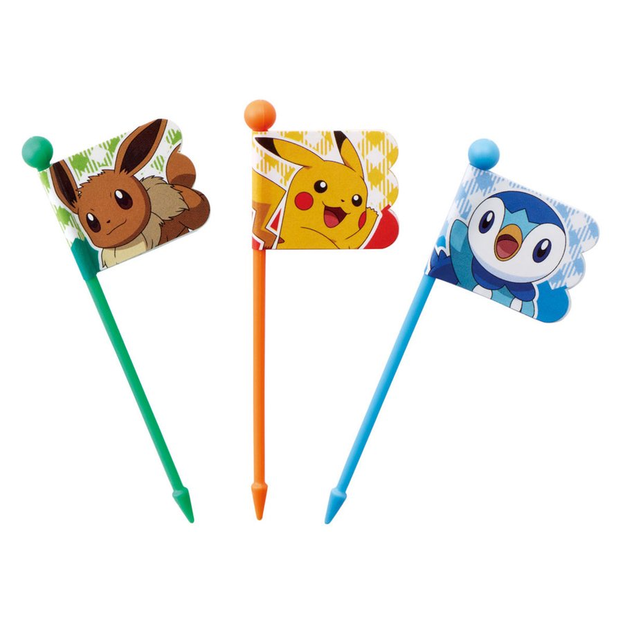 スケーター ピック お弁当 9本入 3柄×各3本 ポケットモンスター