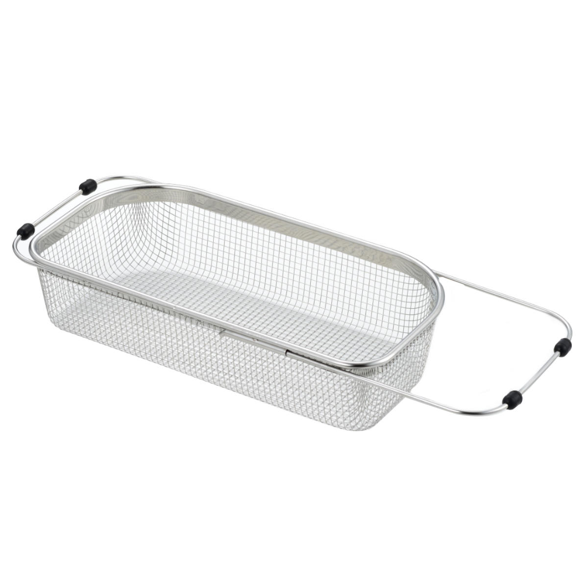 ヨシカワ 水切りラック スライド式シンクバスケット ステンレス 大