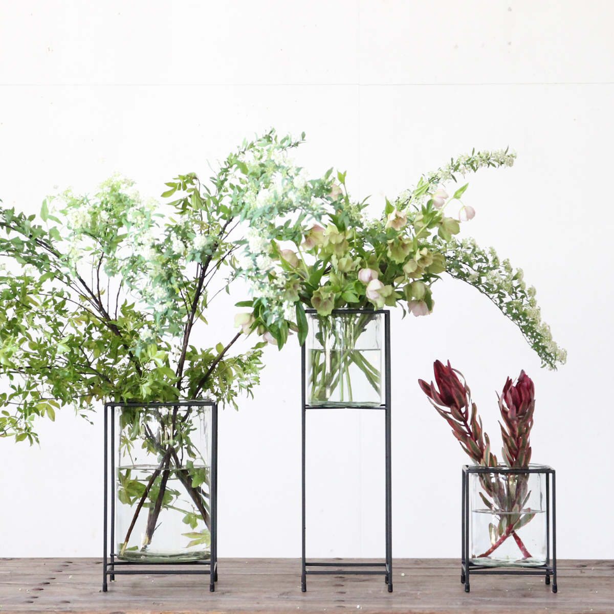 SPICE of Life（スパイス オブ ライフ） 花瓶 アイアンベーススタンド