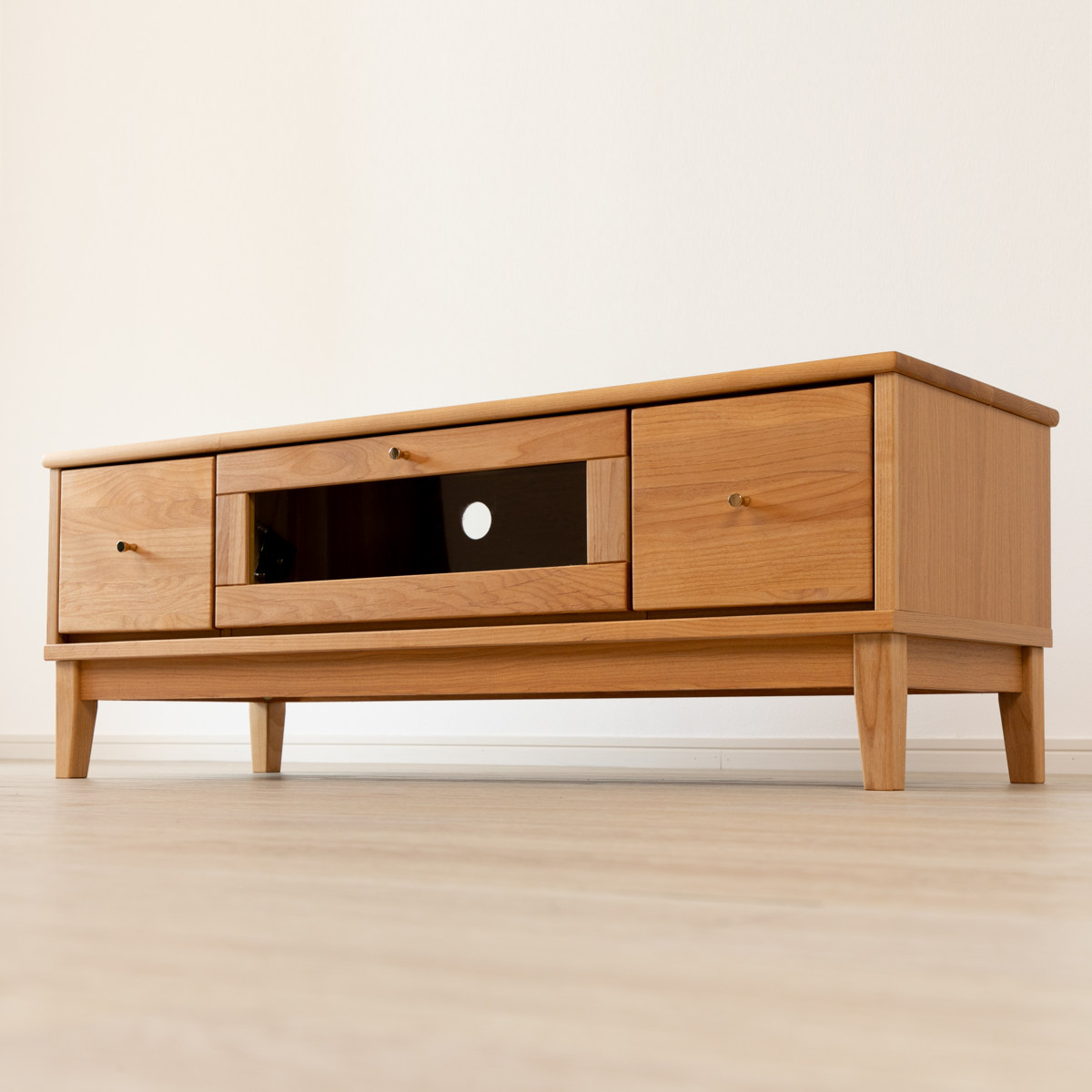 一生紀（ISSEIKI） テレビ台 ローボード 北欧風 アルダー材 FORTO 約幅