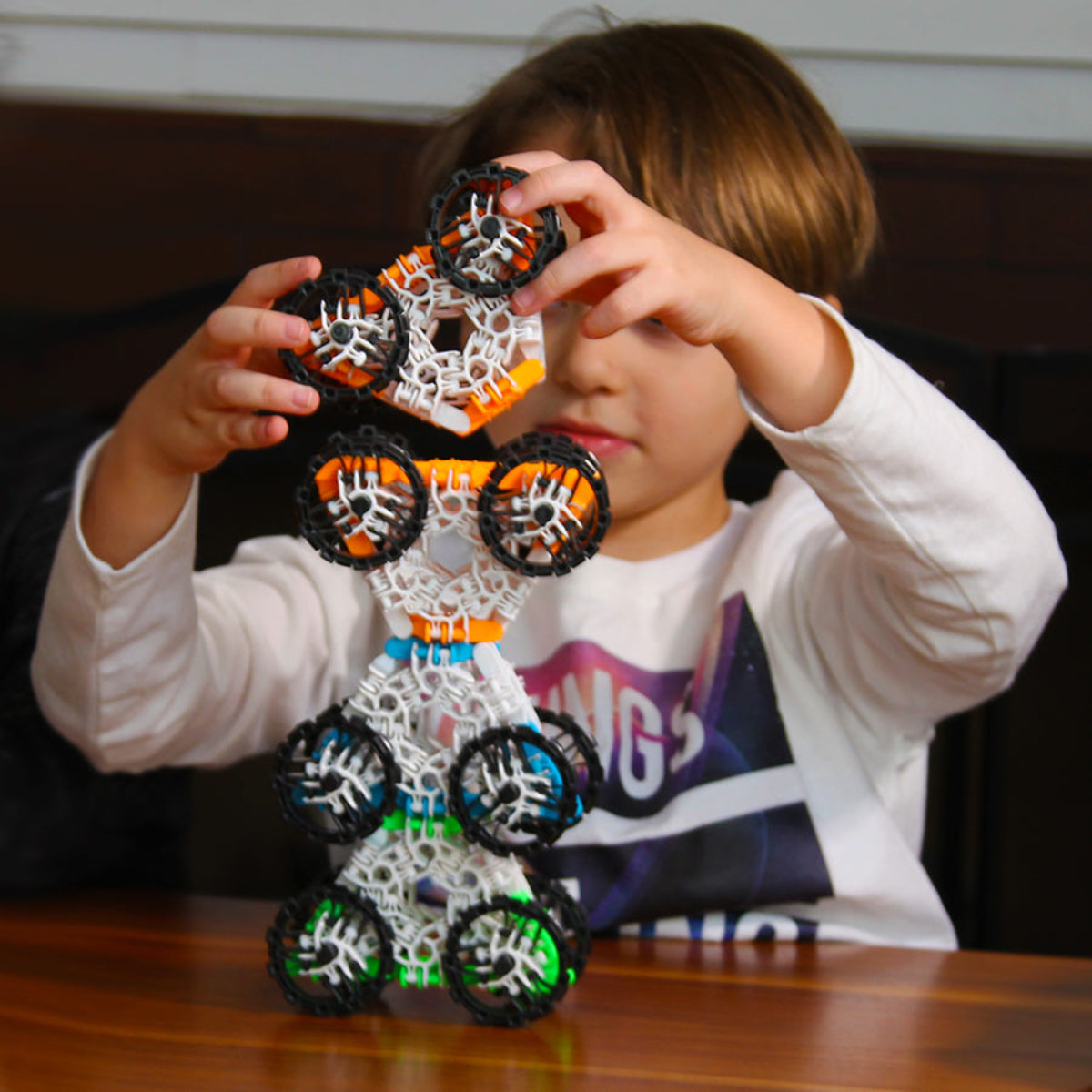 在庫処分特価）知育玩具 ラックスブロックス ミニカー 34ピース入り