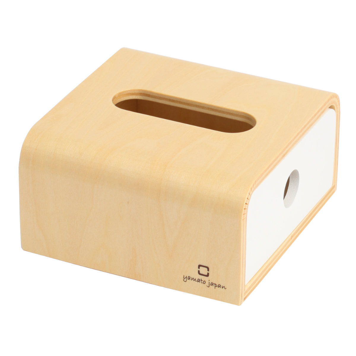 ヤマト工芸 ティッシュケース half slide in 木製 （ おしゃれ