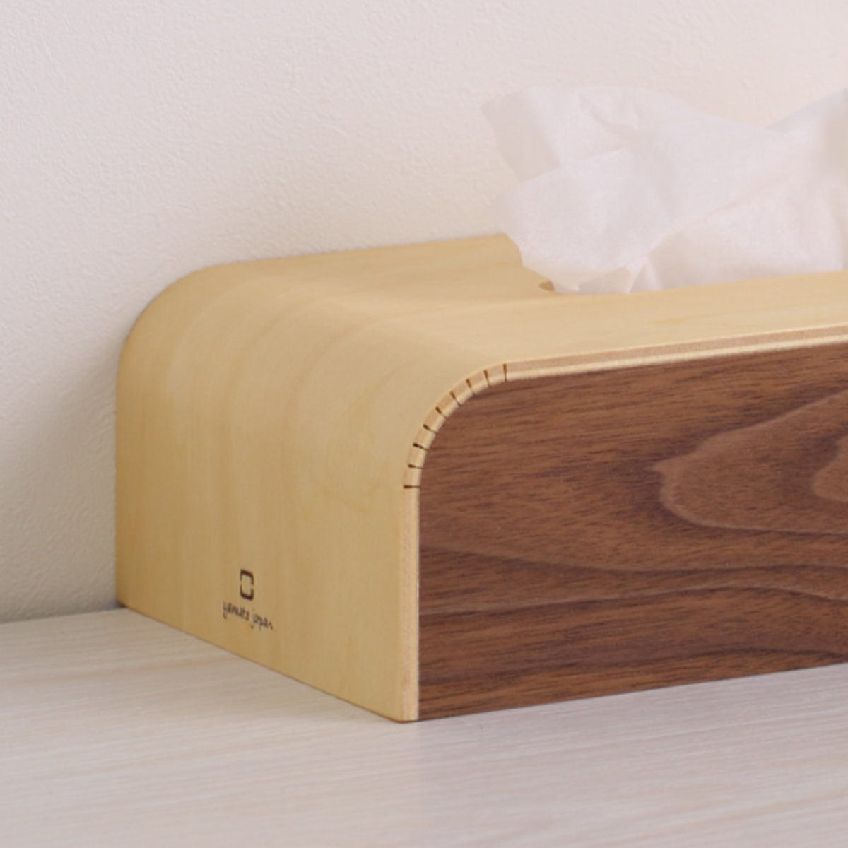 ヤマト工芸 ティッシュケース COLOR BOX slim 木製 （ おしゃれ