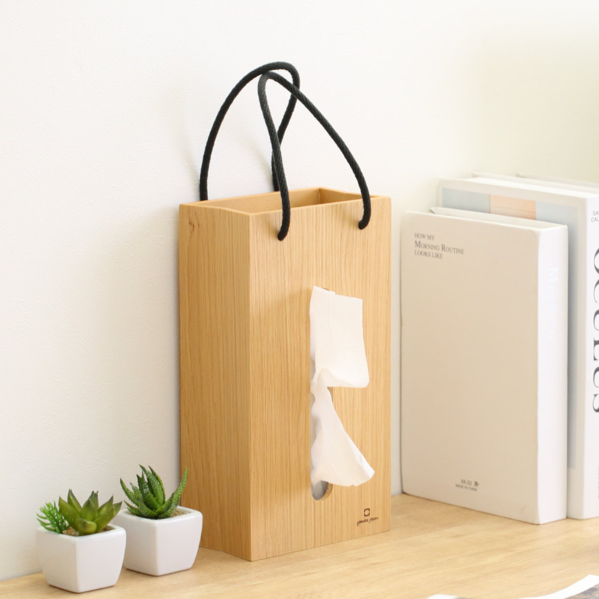 ヤマト工芸 ティッシュケース BAG tissue 木製 （ おしゃれ シンプル