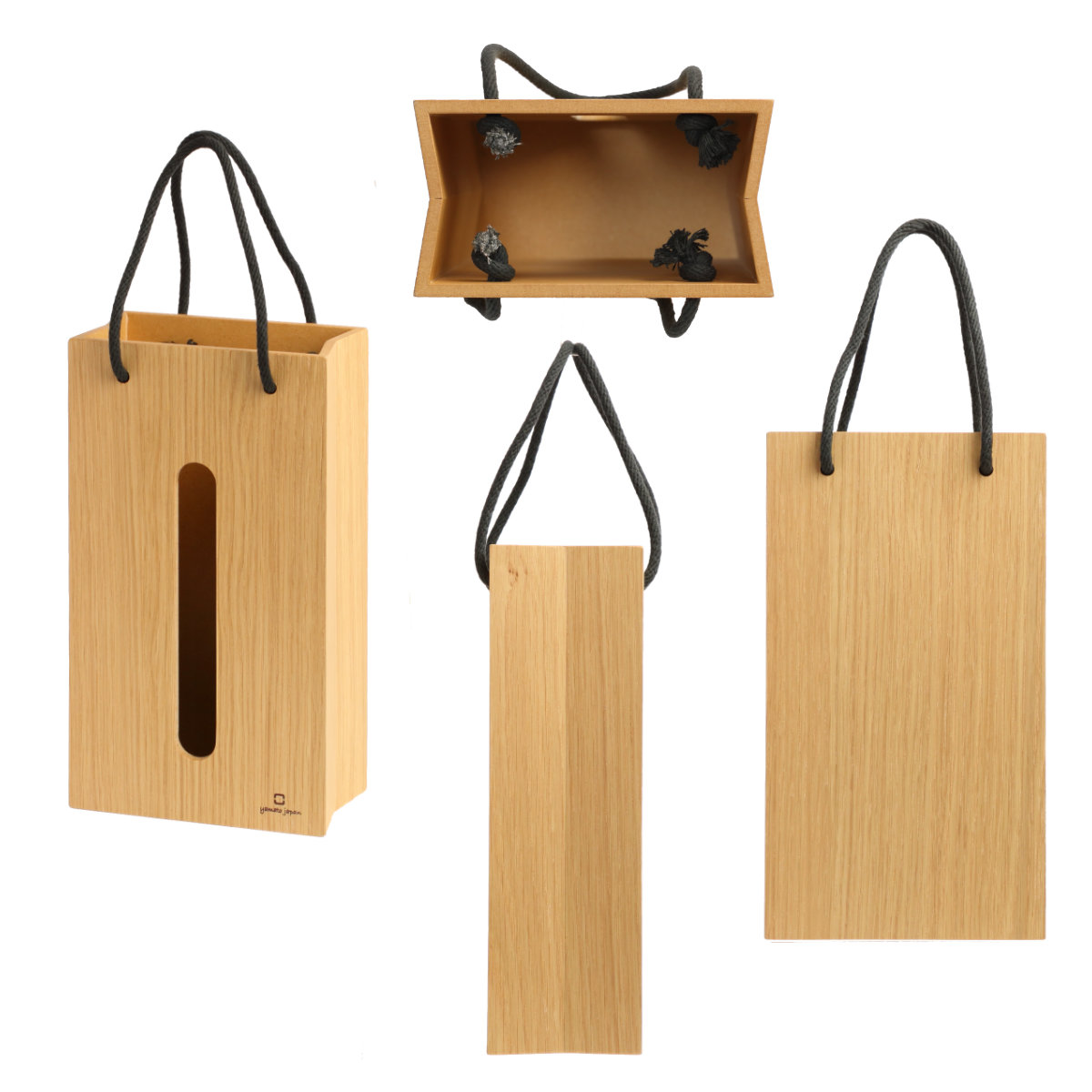 ヤマト工芸 ティッシュケース BAG tissue 木製 （ おしゃれ シンプル