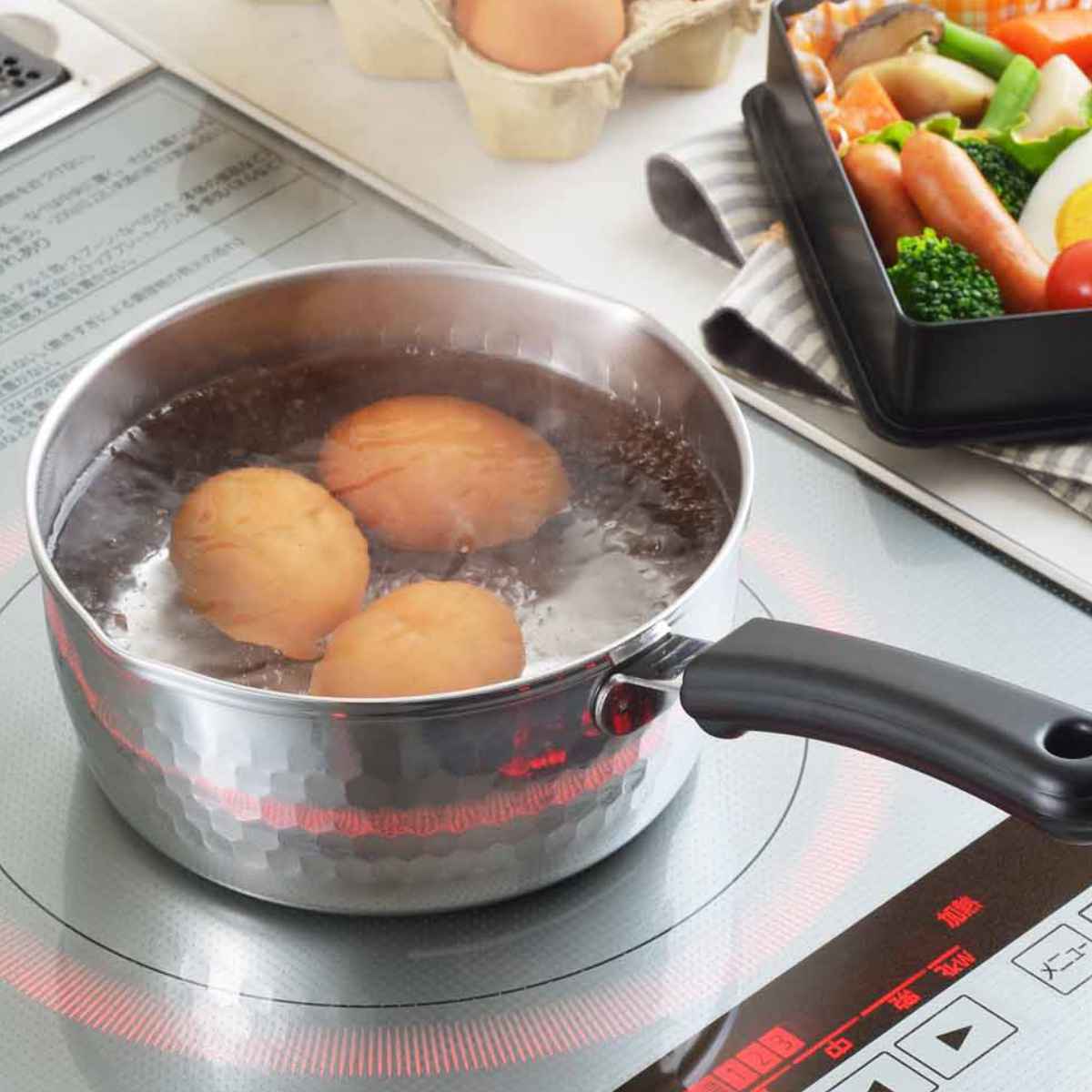 ヨシカワ 雪平鍋 15cm IH対応 味壱 ステンレス 日本製 （ ガス火 IH