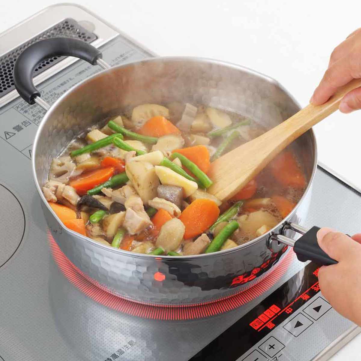 ヨシカワ 雪平鍋 24cm IH対応 味壱 ステンレス 日本製 （ ガス火 IH