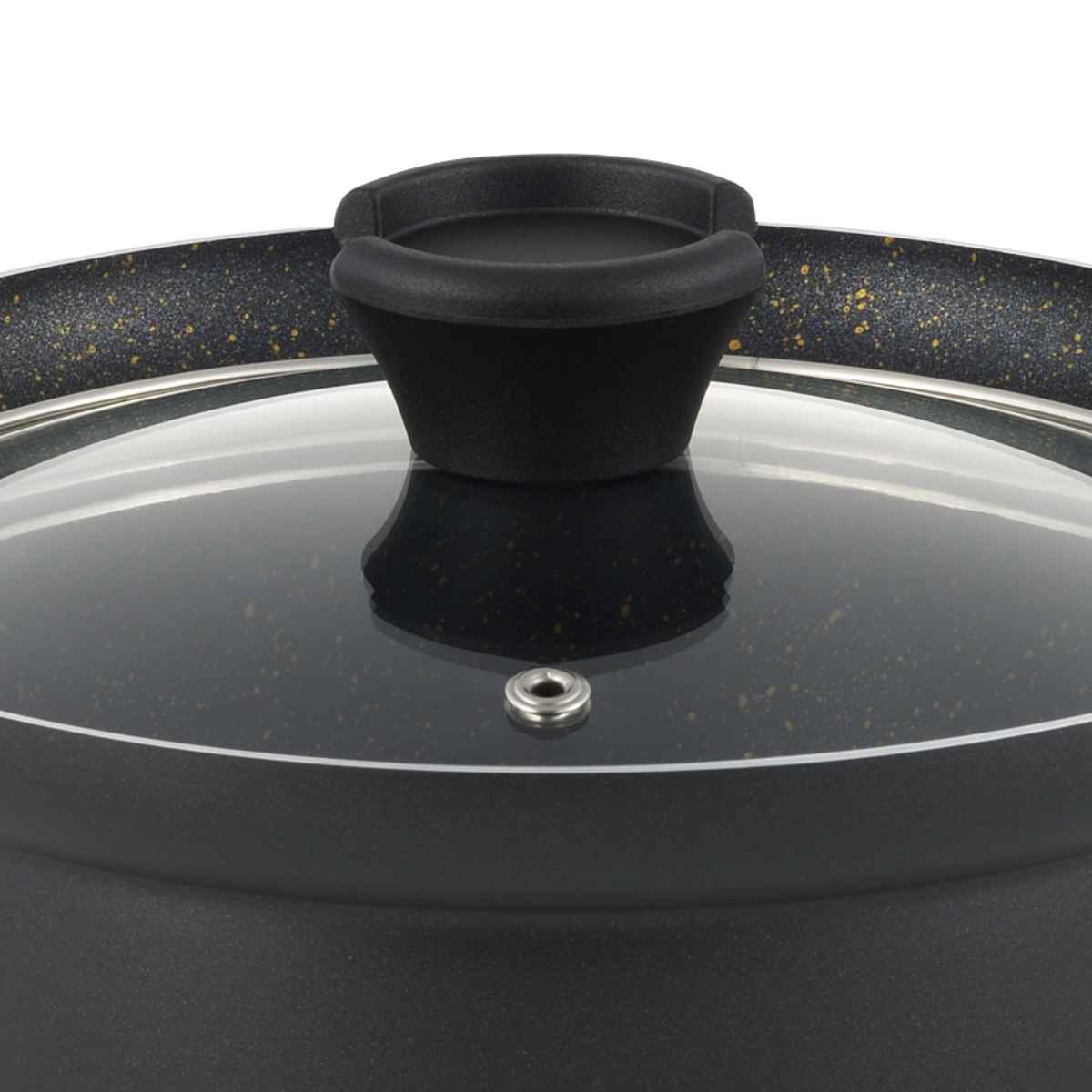 タマハシ 両手鍋 20cm IH対応 囲 深型マルチポット 目皿付き （ ガス火