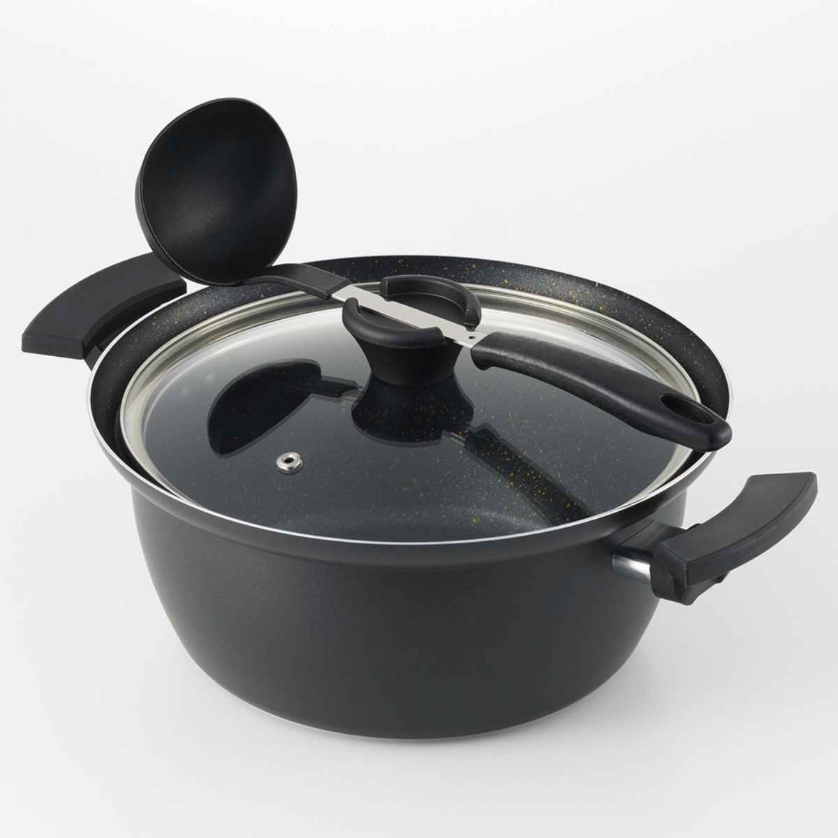 タマハシ 両手鍋 20cm IH対応 囲 深型マルチポット 目皿付き （ ガス火