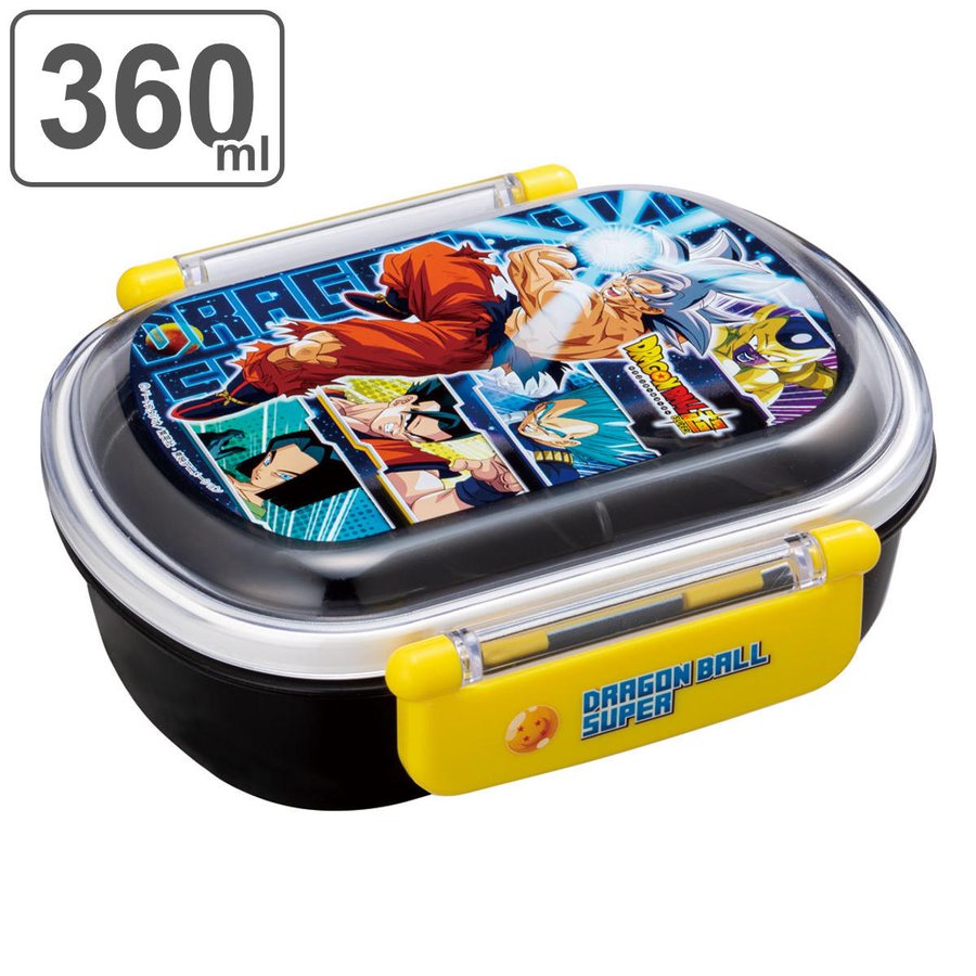 ドラゴンボール超 英語版 BT31 SLR ランチ スケーター 弁当箱 1段 360ml 抗菌 小判 ふわっと タイトランチ