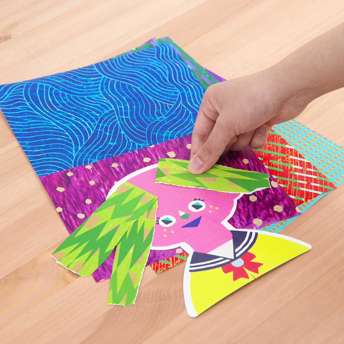 市場 工作キット 3歳 工作セット どうぶつ 紙の美容室 男の子 美容師 動物 幼児 お店屋さんごっこ ごっこ遊び キッズ かみのびようしつ 子供 工作