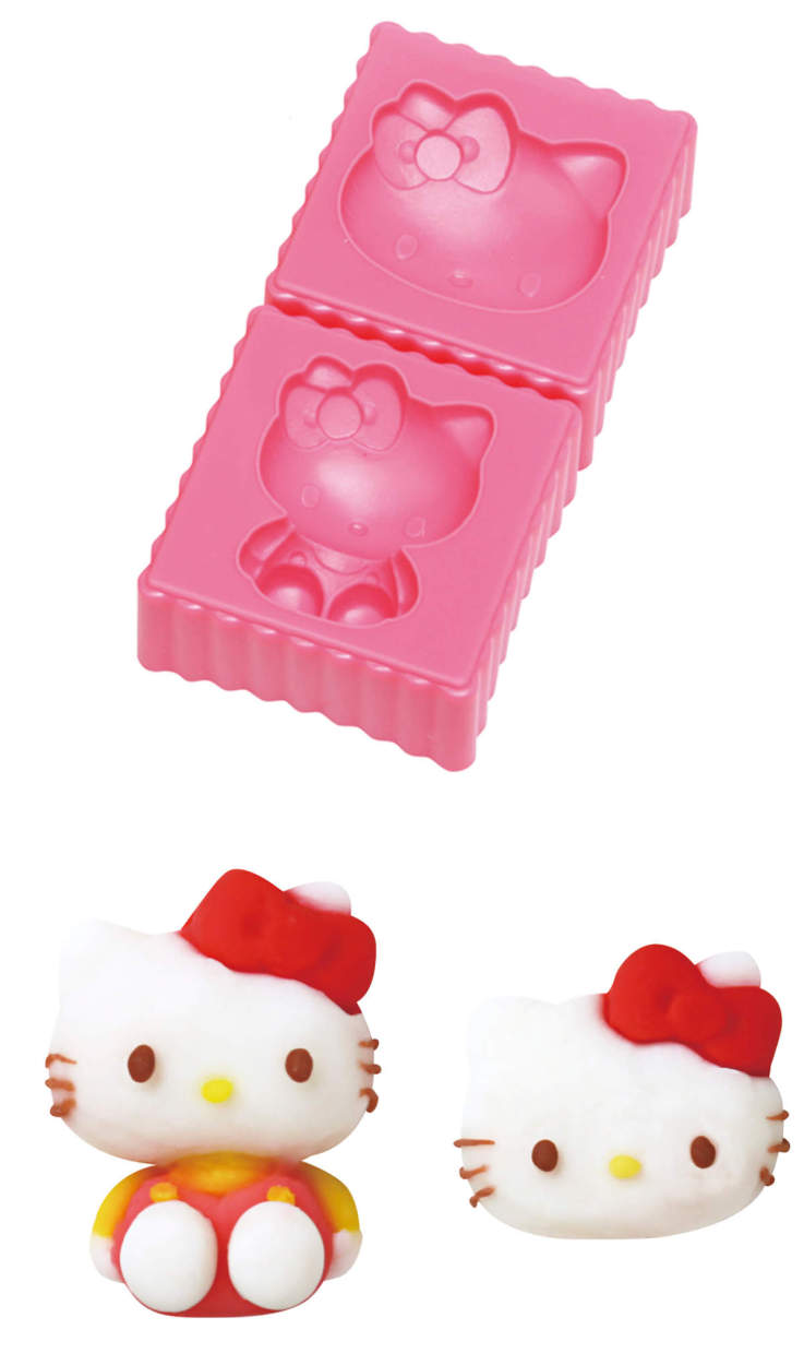 ねんど ハローキティ こむぎんちょ おし型 6色 セット （ 粘土 こむぎ