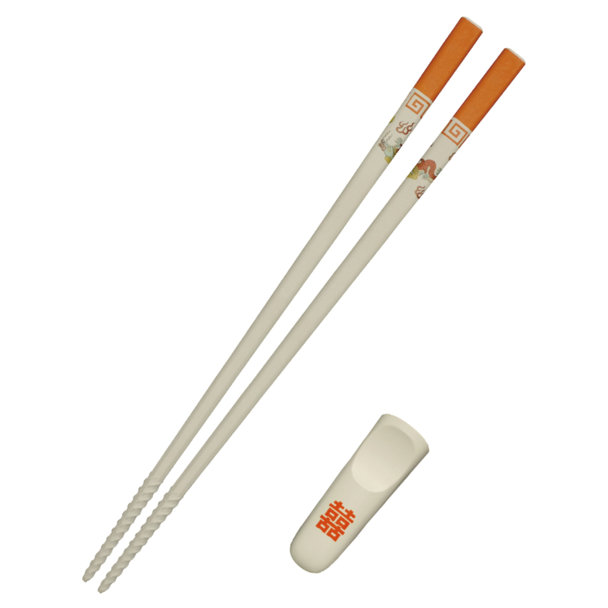 箸 23cm おまち堂 ラセンバシ プラスチック （ お箸 おはし はし ハシ