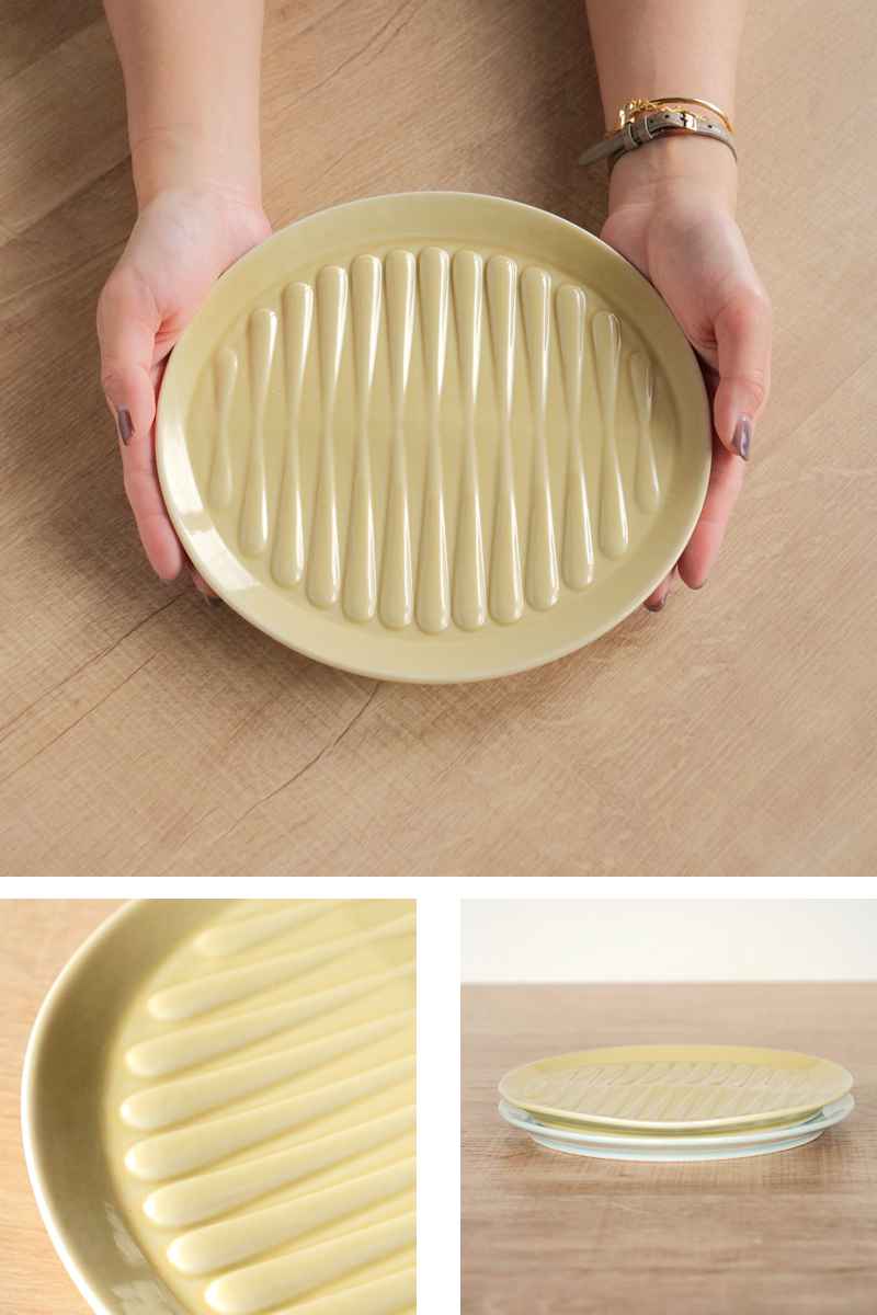プレート 21cm トーストプレート saraet 磁器 （ 食洗機対応 電子