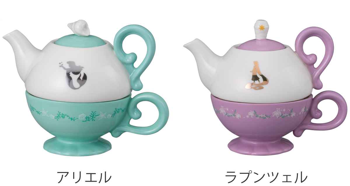 サンアート ティーセット アリエル ラプンツェル ティーポット ティー