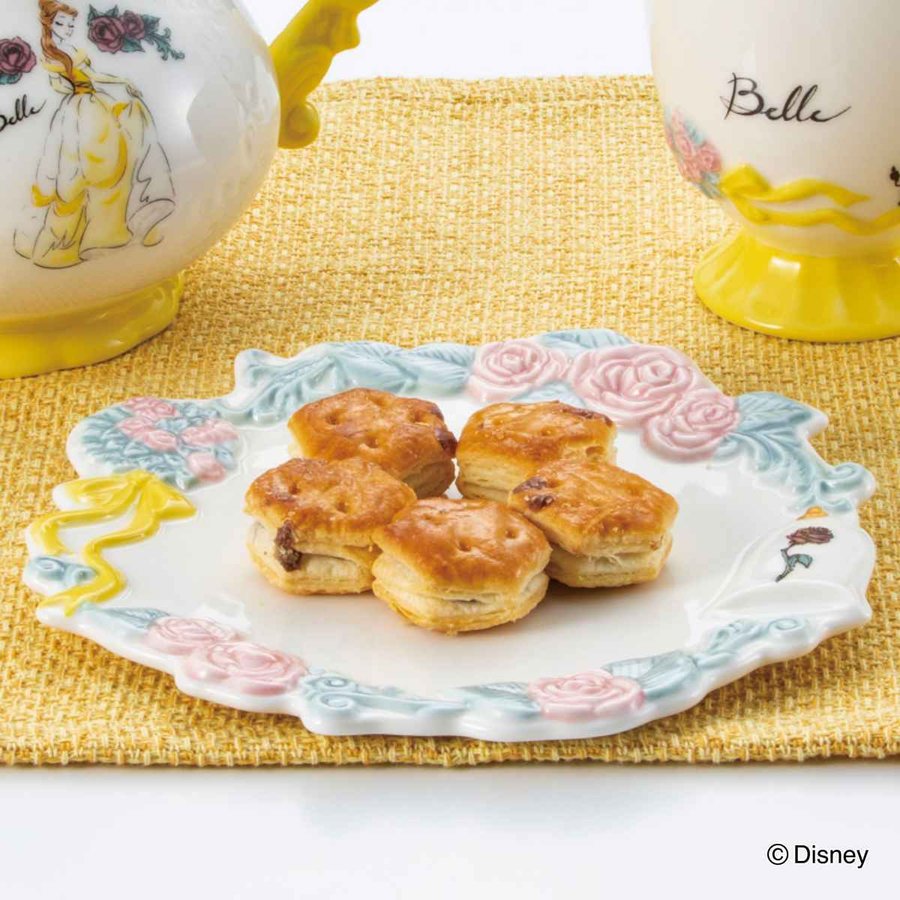 サンアート プレート 16cm 美女と野獣 磁器 （ 小皿 菓子皿 銘々皿 お