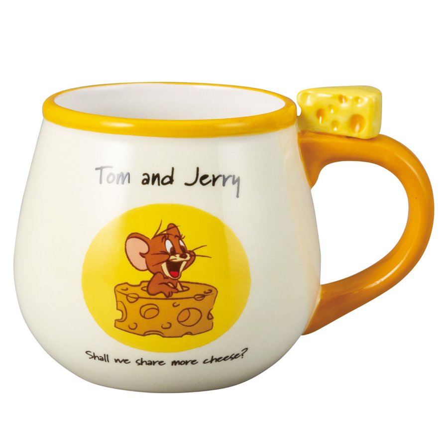 サンアート マグカップ 340ml フィギュア付き トムとジェリー ジェリー