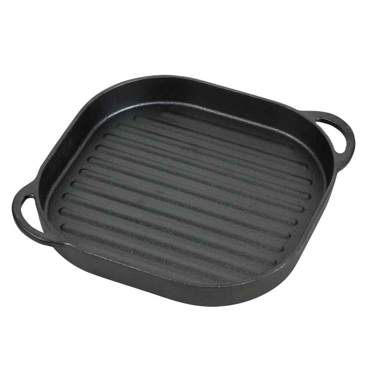 パール金属 グリルプレート24×24cm ウェーブ スプラウト 鉄鋳物製