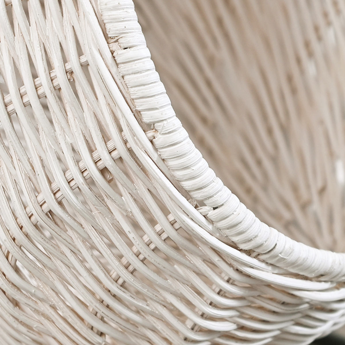 ハンギングバスケット ラタン製 小物入れ fiore （ 卓上 小物収納 整理