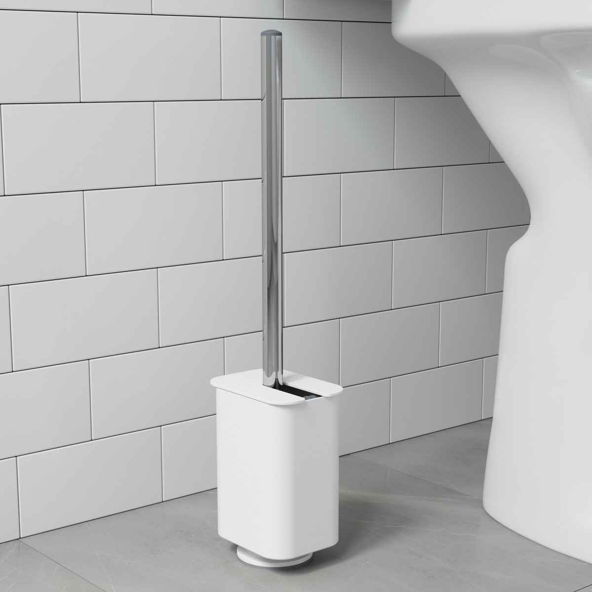 Umbra umbra トイレブラシ ケース付き フレックス シュアロック