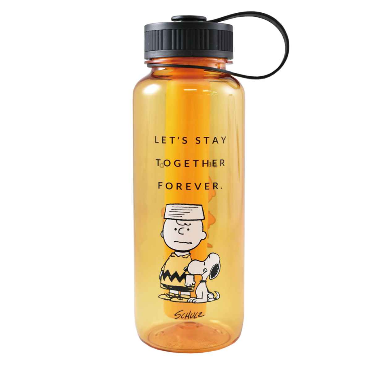 水筒 750ml プラスチック ドリンクボトル アイスチューブ付 PEANUTS スヌーピー （ SNOOPY 直飲み プラスチックボトル クリアボトル プラボトル 透明 ）｜livingut｜03