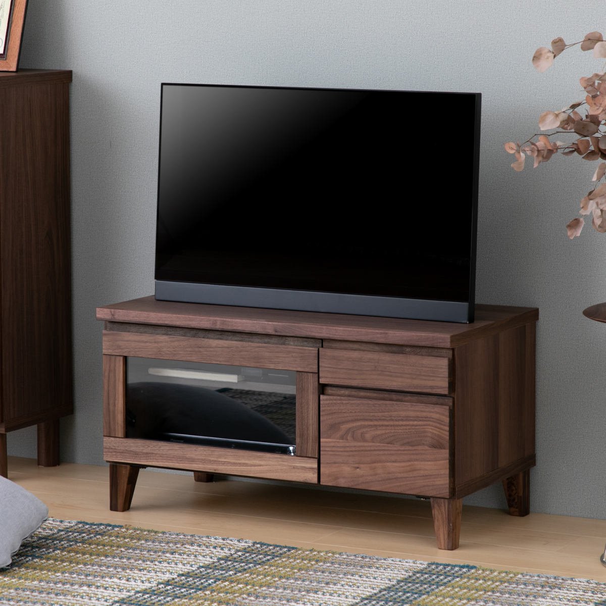 一生紀（ISSEIKI） テレビ台 ローボード 北欧風 天然木 FLANTS 約幅